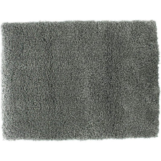 Hashizume Shoten Bathroom Foot Wiping Mat, Gray, Approx. 60cm x 90cm Cozy Up Bath Mat