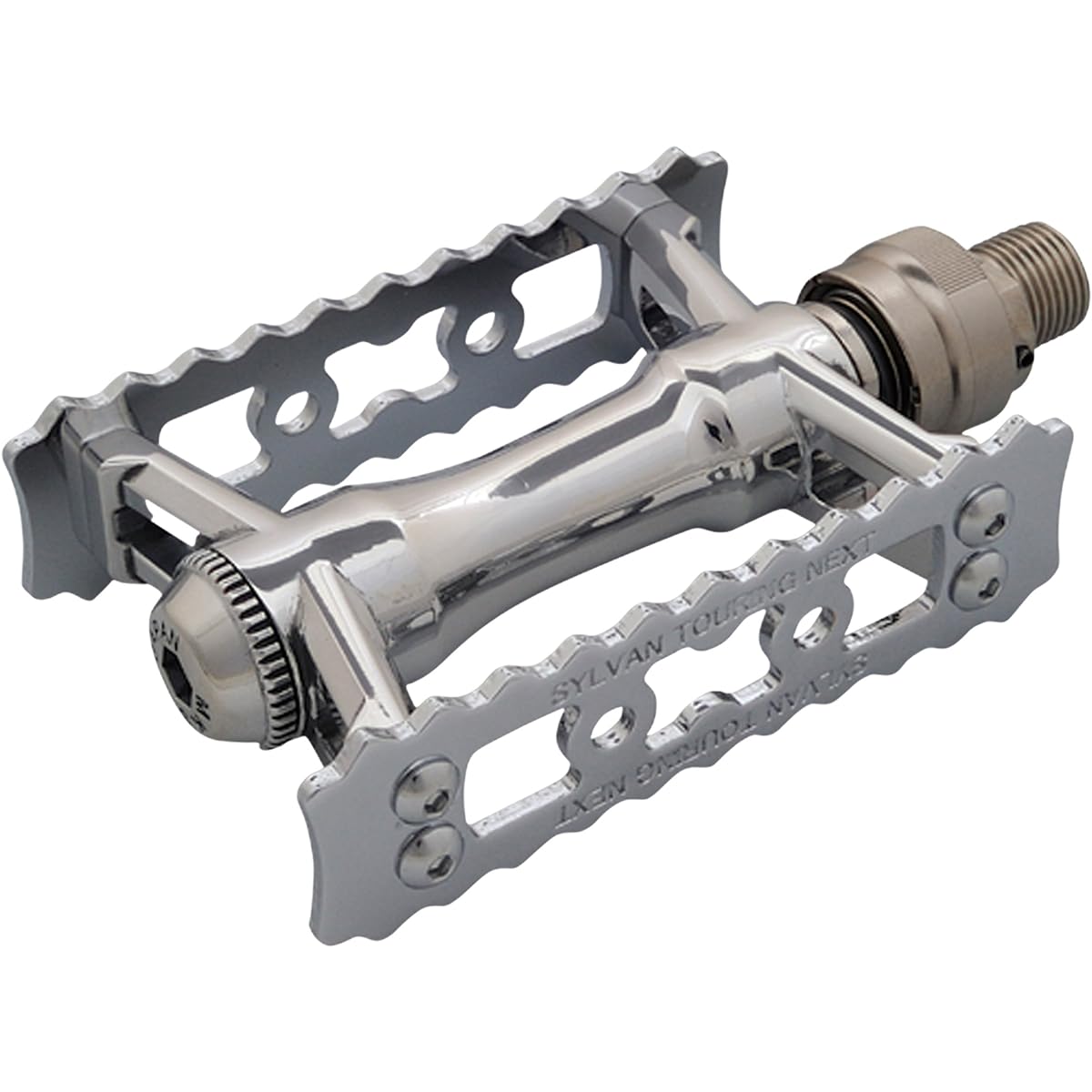 MKS (Mikashima) Pedals SYLVAN TOURING NEXT [SYLVAN TOURING NEXT] Silver Left and Right Set