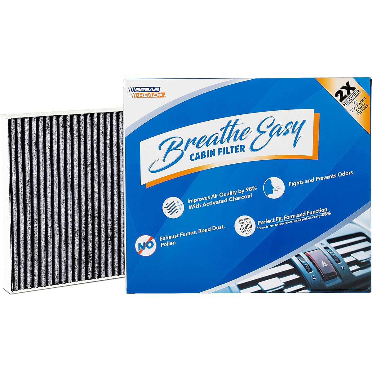 SPEARHEAD Premium Breeze Iigi Cabin Filter Up to 25%Long life (Be-729)