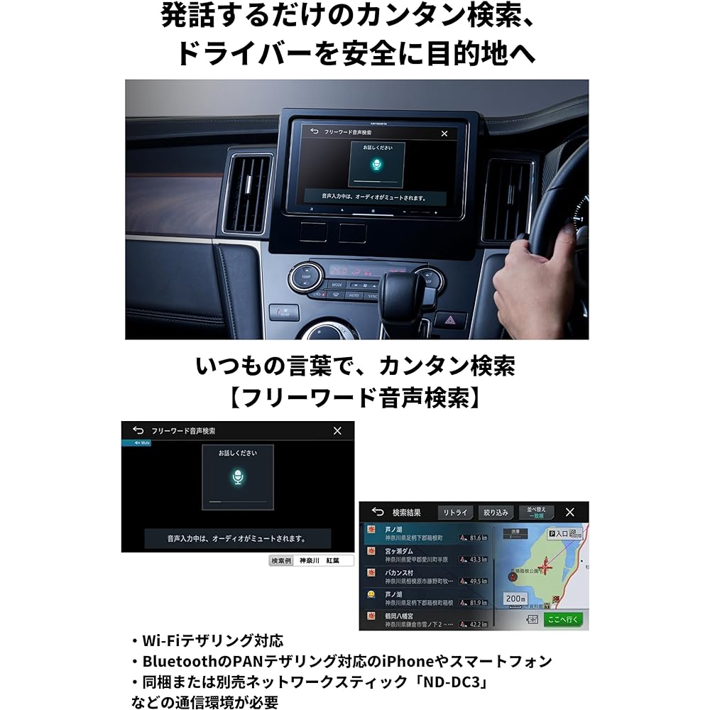 Pioneer Car Navigation AVIC-CL912-3-DC 8 Inch Cyber Navigation Free Map Update Full Seg DVD CD Bluetooth SD USB High Resolution HD Quality Network Stick Set Carrozzeria