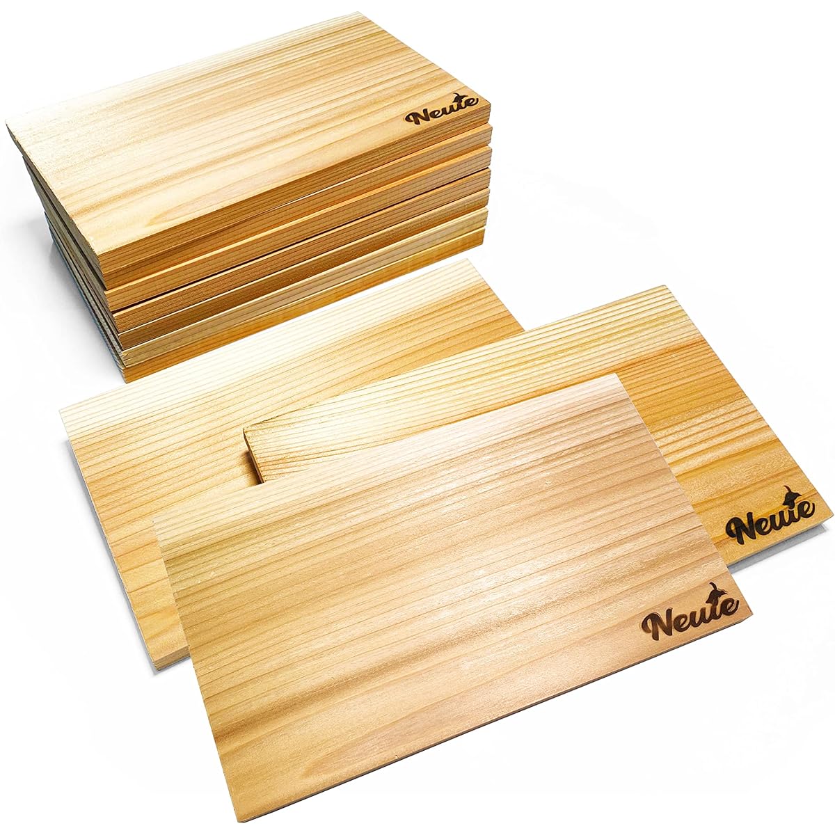 Newie Plank MIYAMA WOOD PLANK Plank BBQ Smoked Miyama Cedar Domestic Solid Wood Made in Yamagata City, Gifu Prefecture Brand Cedar Board Naturally Dry Sun Dry