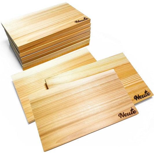 Newie Plank MIYAMA WOOD PLANK Plank BBQ Smoked Miyama Cedar Domestic Solid Wood Made in Yamagata City, Gifu Prefecture Brand Cedar Board Naturally Dry Sun Dry