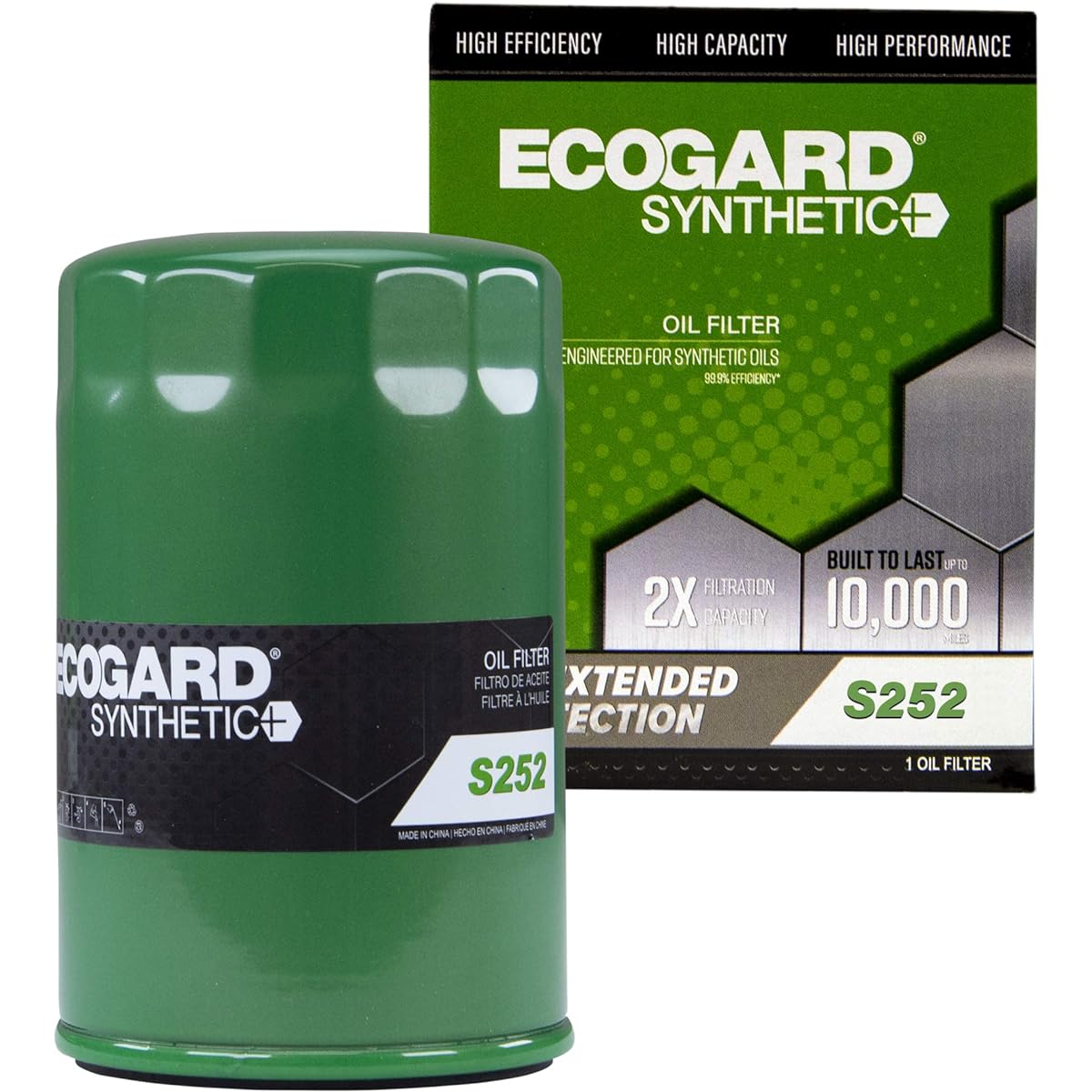 ECOGARD S252 Premium spin -on engine for synthetic oil