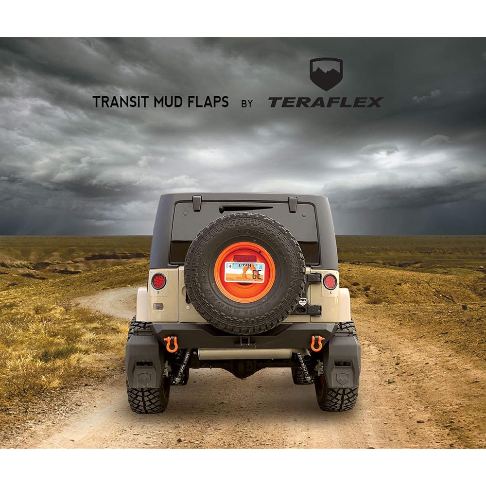 Teraflex JK: Transit Mud Flap Kit (SKU4808500)