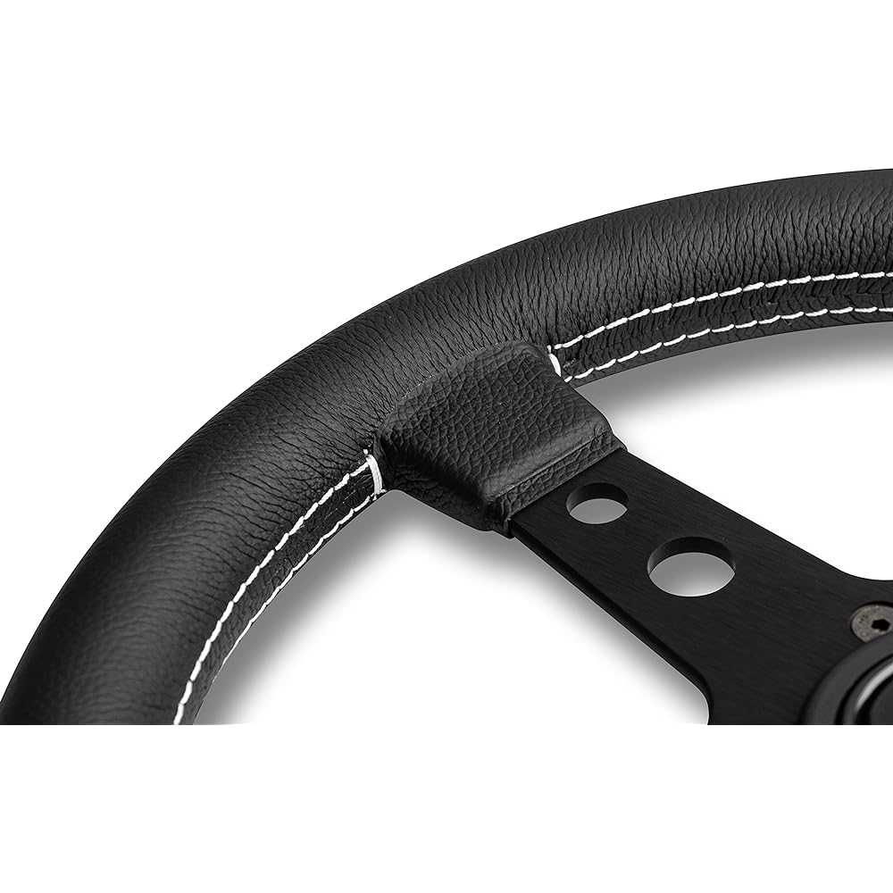 MOMO [Steering] Prototype Black Spoke 320 P-8
