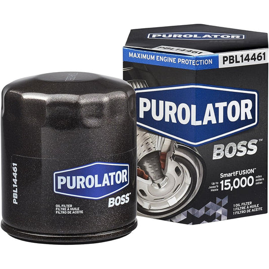 PUROLATOR BOSS Oil Filter Single Filter Black PBL14461