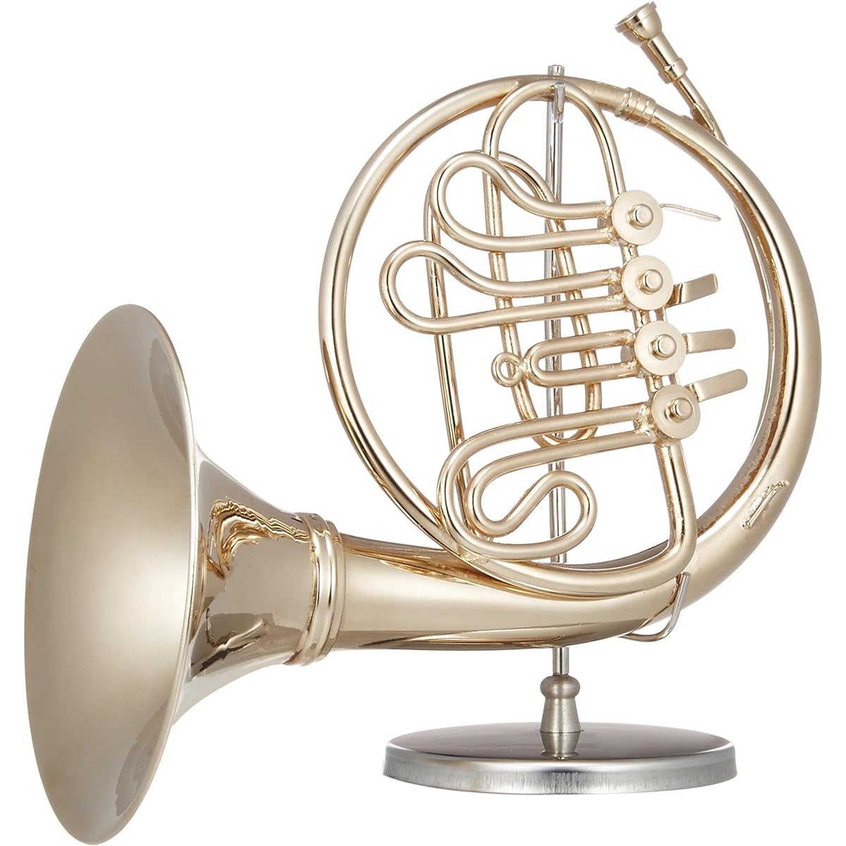 SUNRISE SOUND HOUSE Sunrise Sound House Miniature Musical Instrument French Horn 1/4 Gold