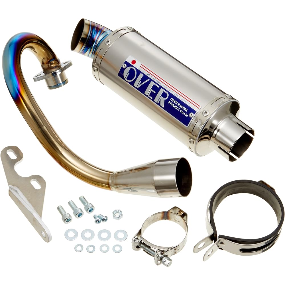 OVER RACING Full Exhaust Muffler Full Titanium Titanium Up Muffler MONKEY Z50J [Monkey] 13-01-28