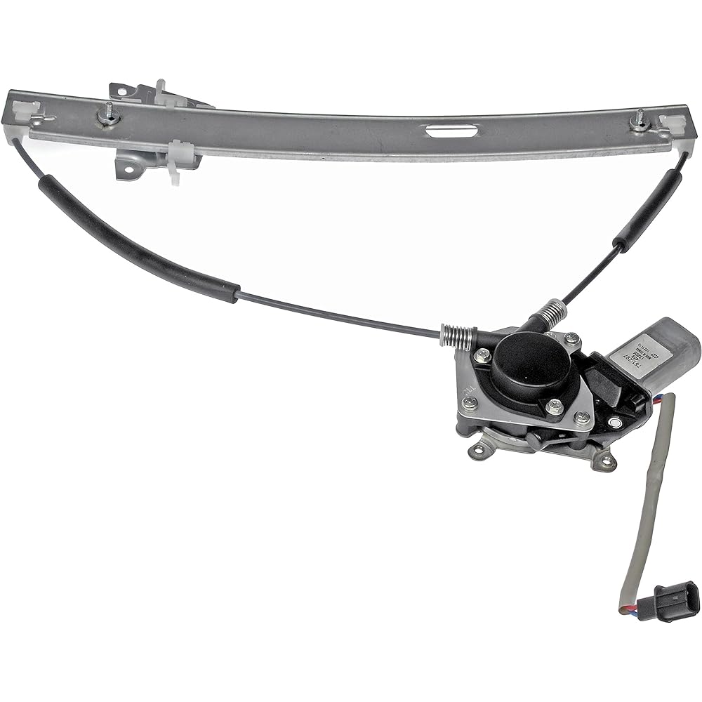 Doman 751 - 297 FORD MERCURY Front passenger seat side replacement power window regulator with motor