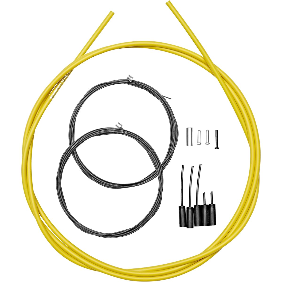 SHIMANO Repair Parts Shift Cable Set Polymer Coating 9000 Yellow with Nose for RD-9000 Y63Z98992