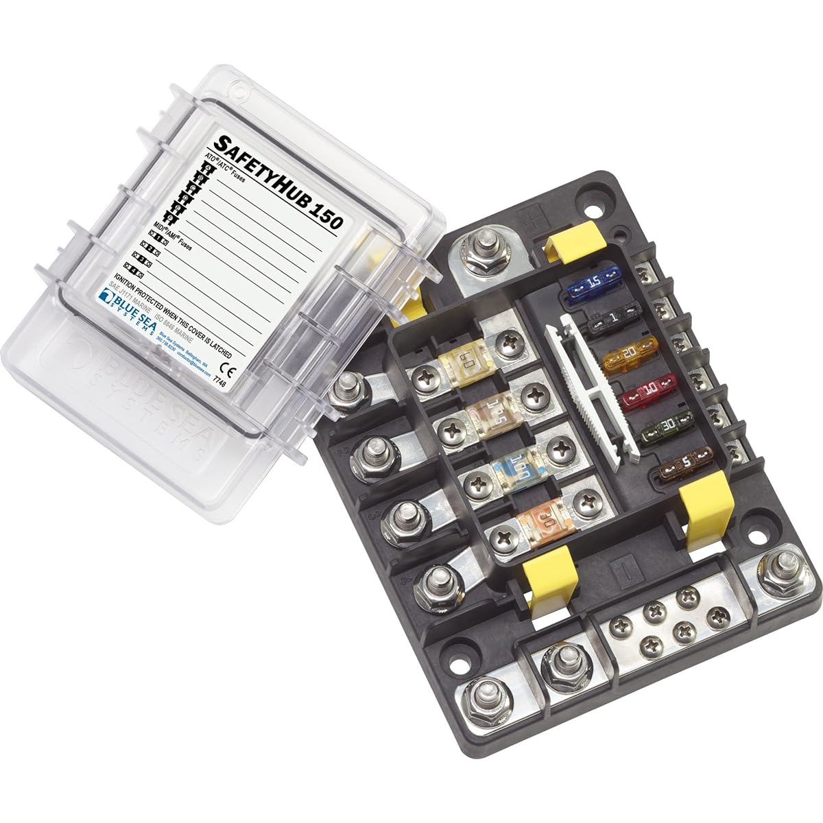 Blue Sea Systems SafetyHub 150 Fuse Block