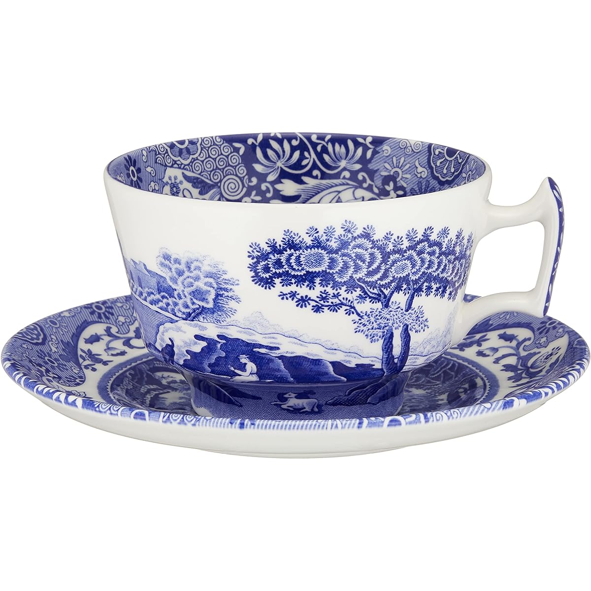 Spode Cup_Saucer Blue Morning 280ml Blue Italian BLI1260