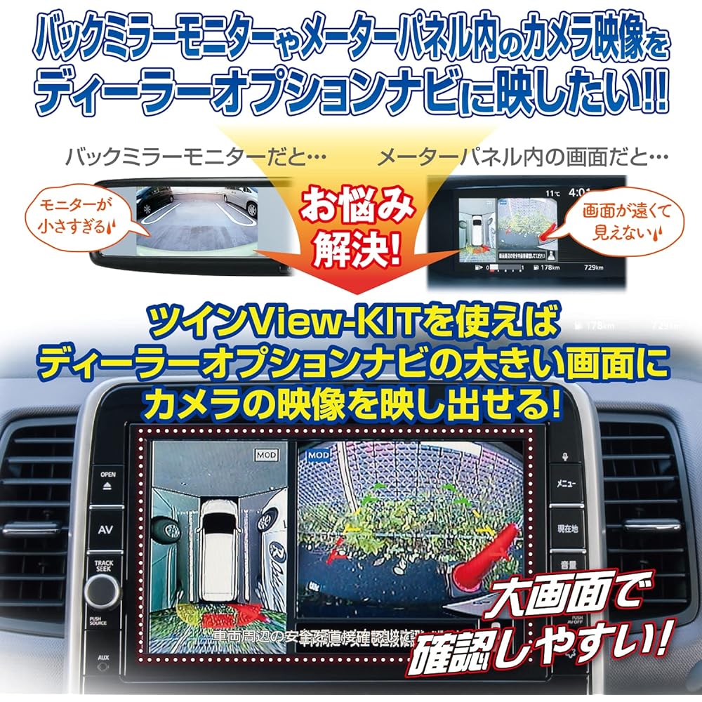 Data system Twin View-KIT (RCA110T + RCH001T set) RCS111T Datasystem