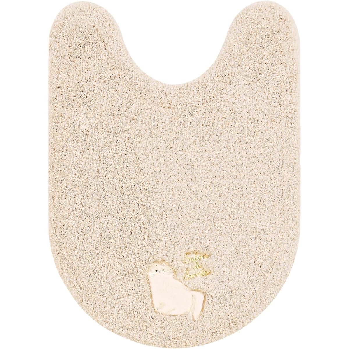 Senko S.D.S Mumu Chaton Toilet Mat Approx. 80 x 60 cm Beige 15849