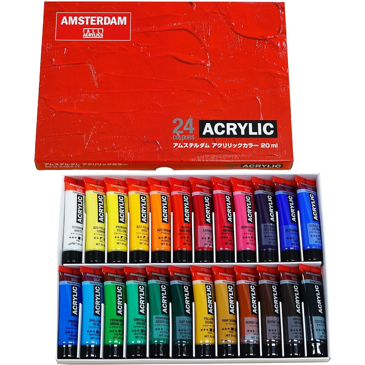 Talence Acrylic Paint Amsterdam Acrylic Color 24 Color Set AAC-24 20ml (No. 6)