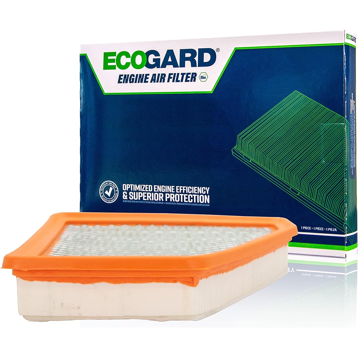 ECOGARD XA6131 Premium Engine Air Filter Chevrolet, Equinox 3.0L 2010-2012 | GMC 2.4L 2010-2017, Telein 3.6L 2013-2017