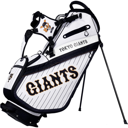 Lezax Caddy Bag Yomiuri Giants 9.5 Type Stand Bag White YGCB-1418