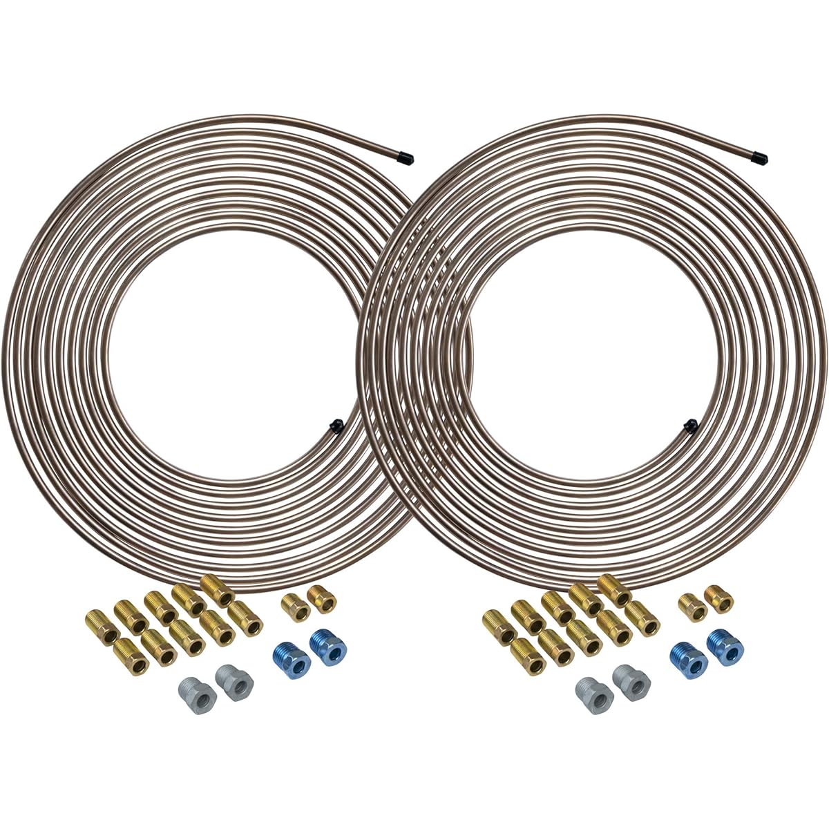 4lifetimelines Copper-Nickel Brake Line Tube Coil and Feeling 2 Kit 1/4 X 25