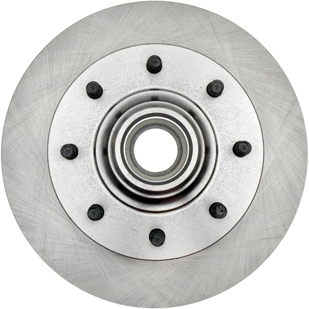 ACDelco 18A507A Advantage Non-Coated Front Disc Brake Rotor and Hub Assembly