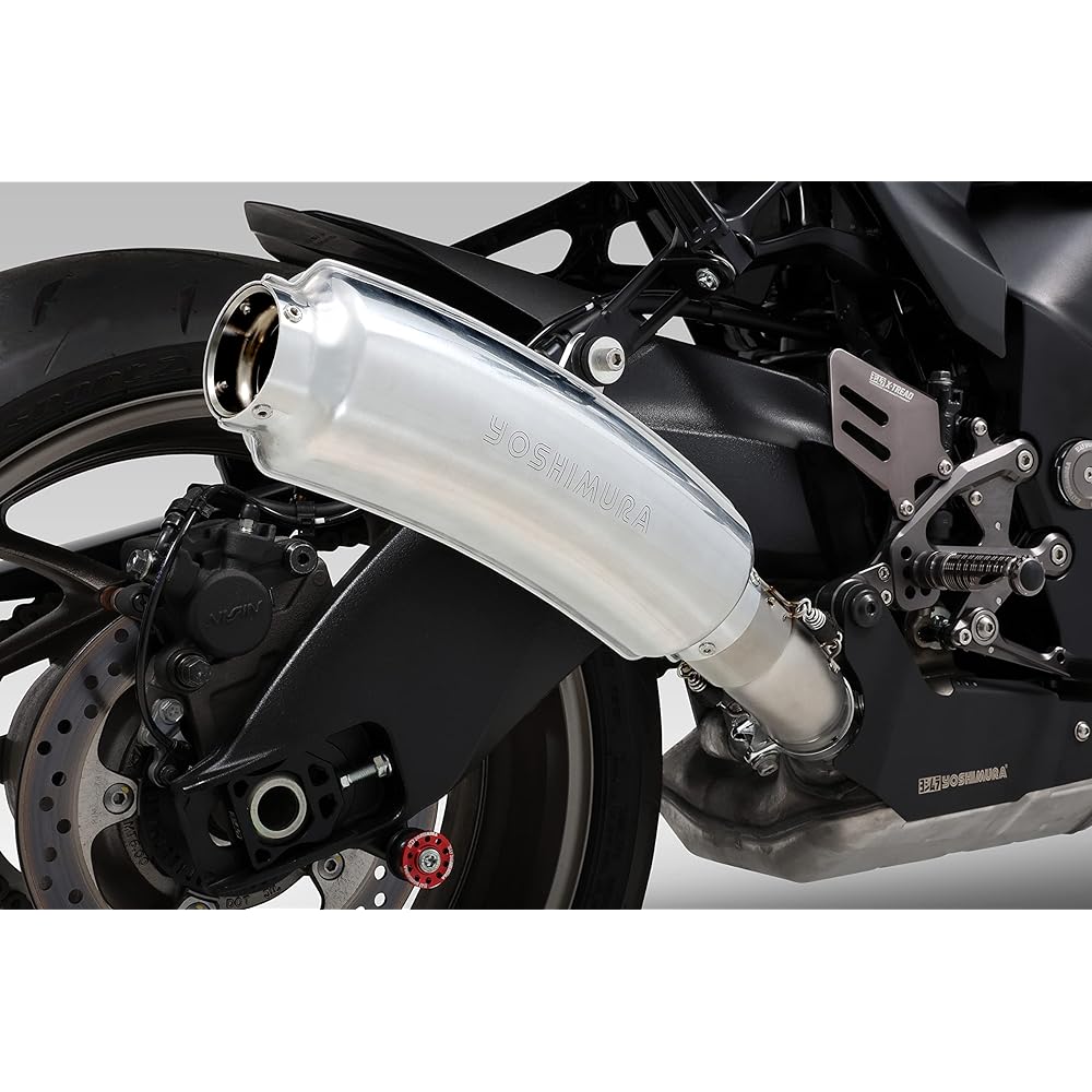 YOSHIMURA Slip-on KATANA(22) Titanium B-77 Cyclone Government Certification (Heat Guard Included) YOSHIMURA 110-19C-8400 Aluminum