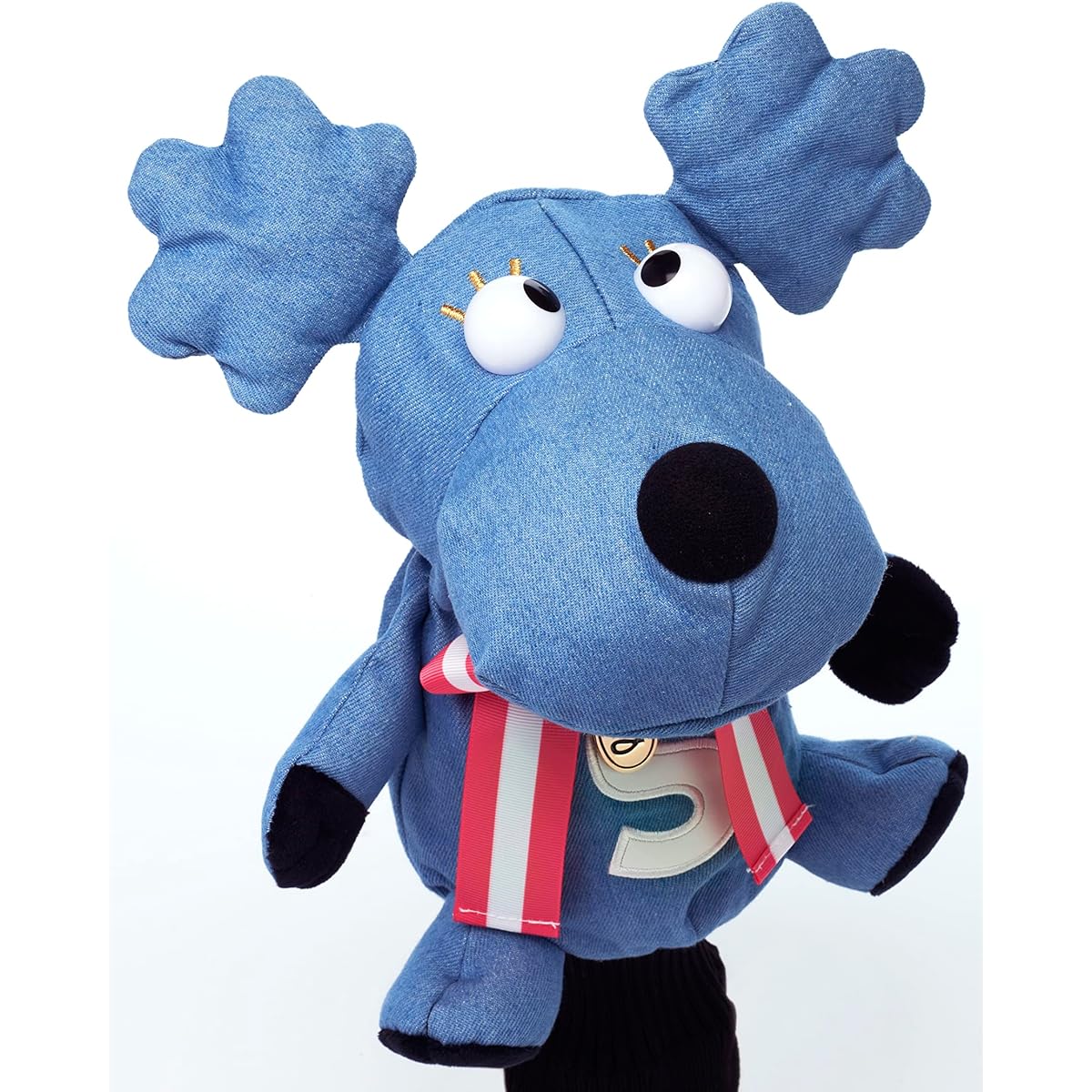 MU SPORTS 2023SS◆Mixed tweed and denim SHUSHU head cover◆703J3504/Saxophone blue/FREE