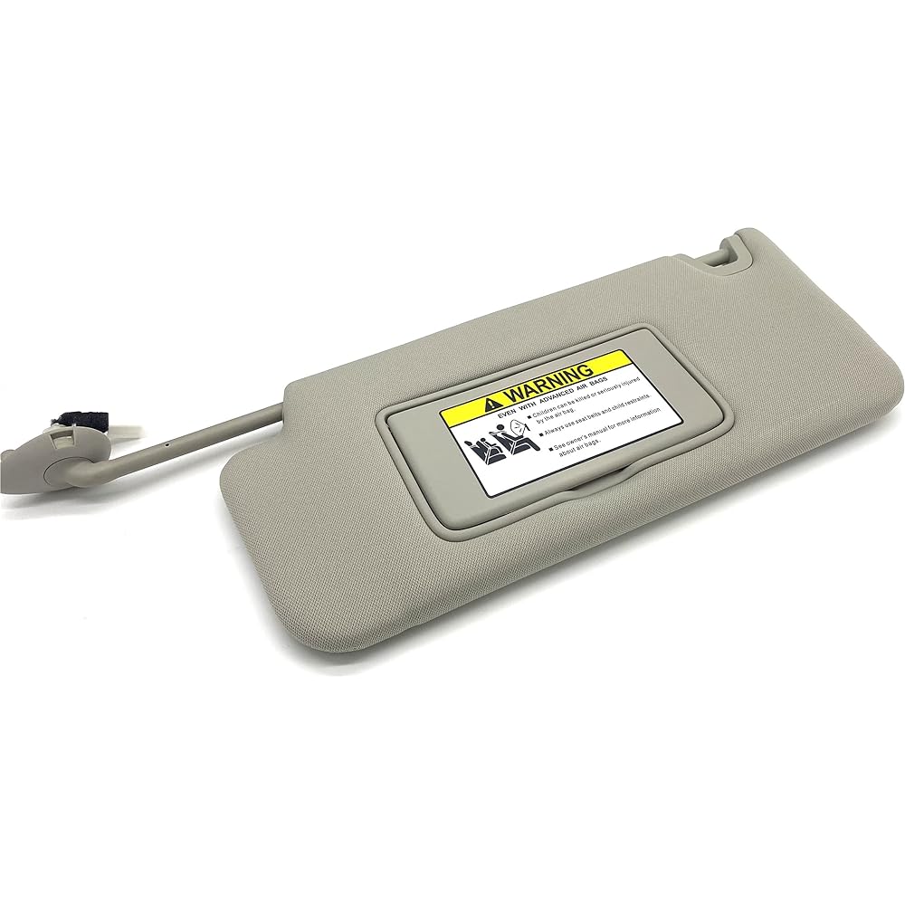 EZZY AUTO Left driver seat side sun visor gray