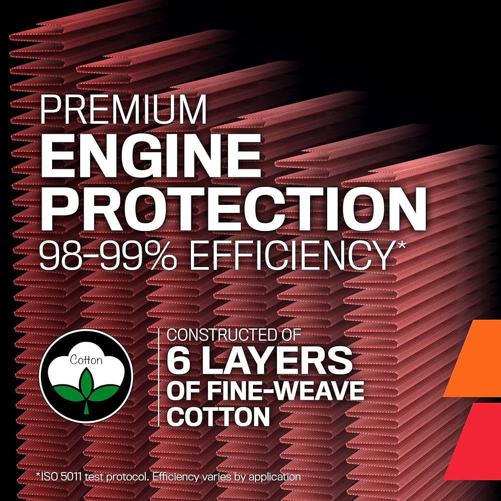 K & N Engine Air Filter Power Up & Tow Wasa Premium Replacement Air Filter: 2020 Chevy/GMC (Silverado 2500/3500, Sierra 2500/3500 6.6L V8) 33-5098