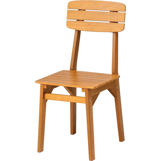 Takasho Garden Chair Marie Wood Chair Natural Wood Eucalyptus MWF Single Seat Durable Eucalyptus Wood MWF-25C