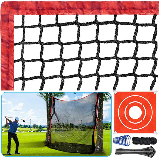 SAPLIZE Golf practice net, multi-purpose, all-purpose net Carabiner, cable ties, rope Baseball, tennis, hockey, soccer, volleyball, gardening also available