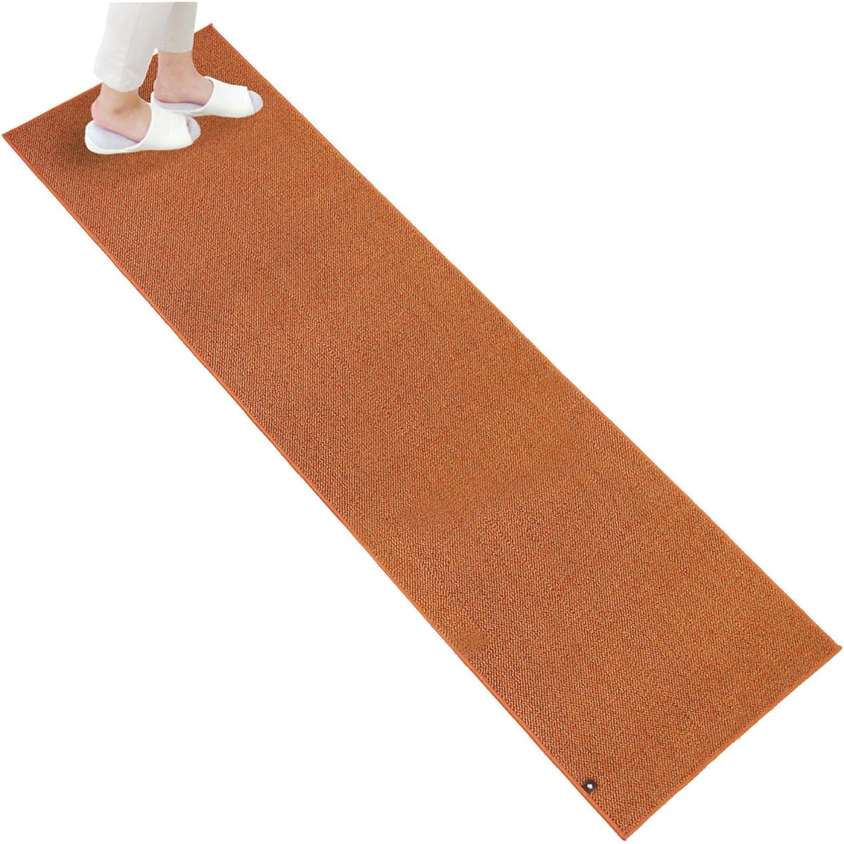 Oka PLYS base Kitchen Mat Approx. 60 x 240cm (Orange) Made in Japan Washable