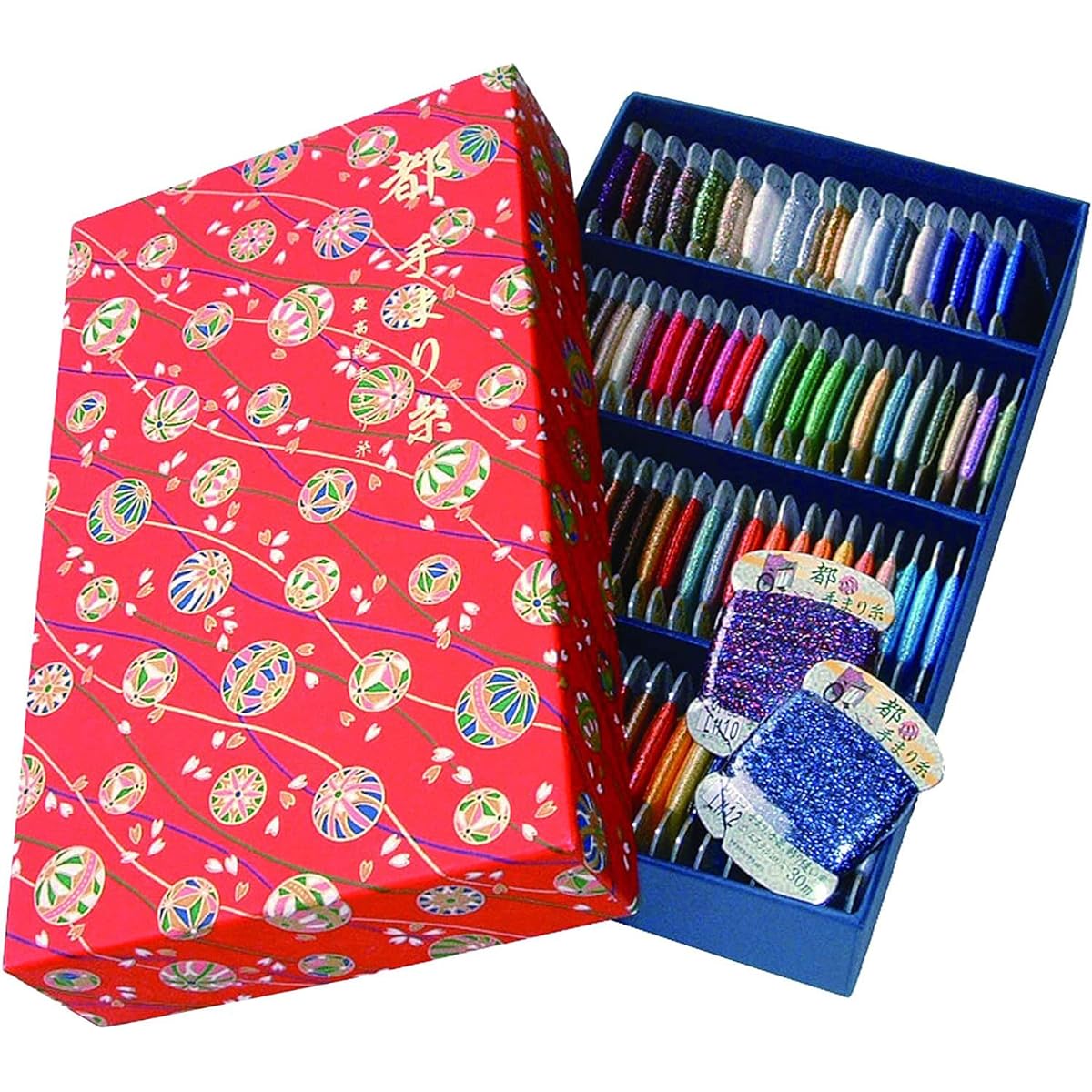 FUJIX Miyako Temari thread 30m 92 colors Temari thread for decorative sewing
