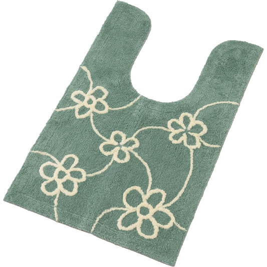 Sybilla Orfabre Toilet Mat Approx. 95 x 60cm Green Sybilla Senko 16889