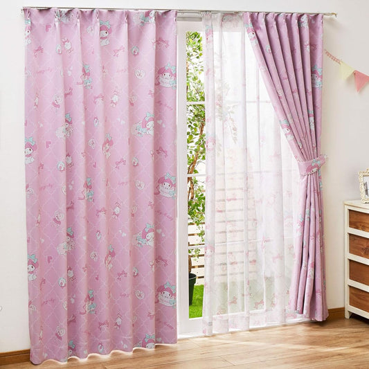 Sanrio My Melody Grade 2 Blackout Heat Shielding Curtains Set of 2 Width 100x178cm Length SB-455