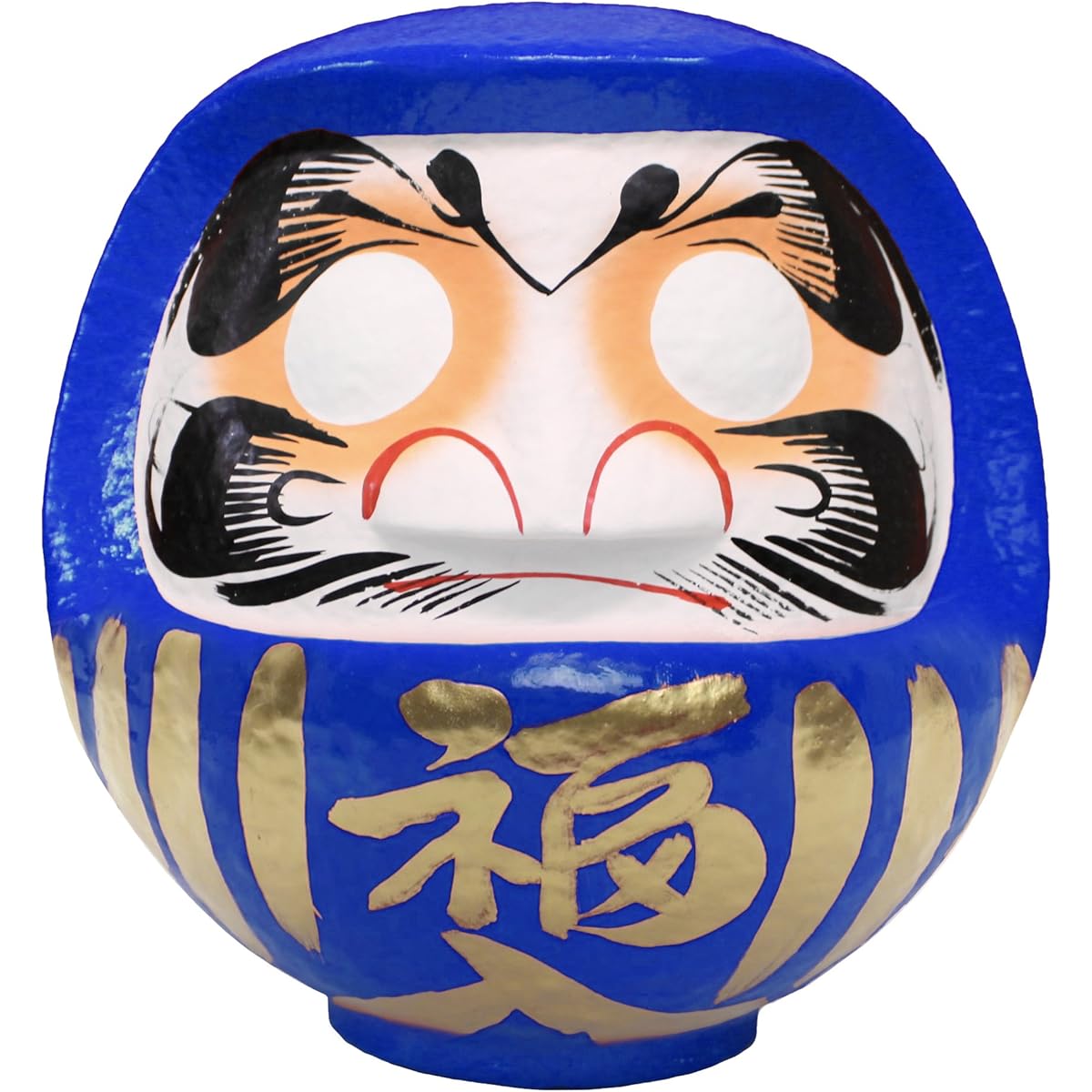 Takasaki Daruma Blue New Model 38x34x39cm Family Safety/Marital Harmony HKDM-NEW-BL-2