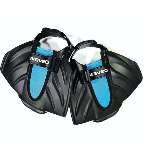 Running flippers, half-fish FIN, flippers, snorkeling, scuba diving, for beginners, swimming fins, strap fins, easy to put on and take off, lightweight, comfortable, adults, men, women, children, kids waveo