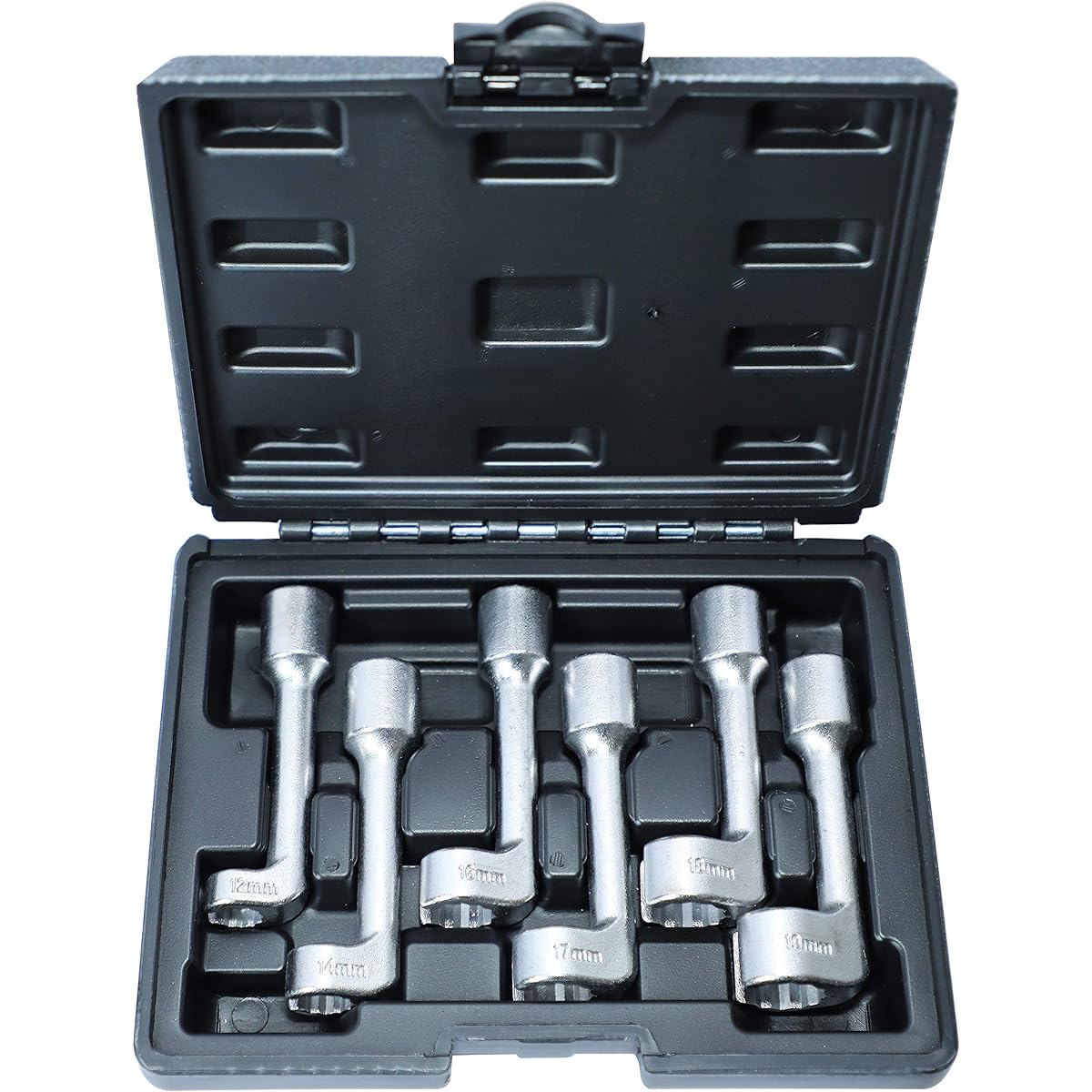 DPTOOL 12PT 1/2 inch DR L type diesel injector line socket set 12 14 16 17 17mm (6 pieces)