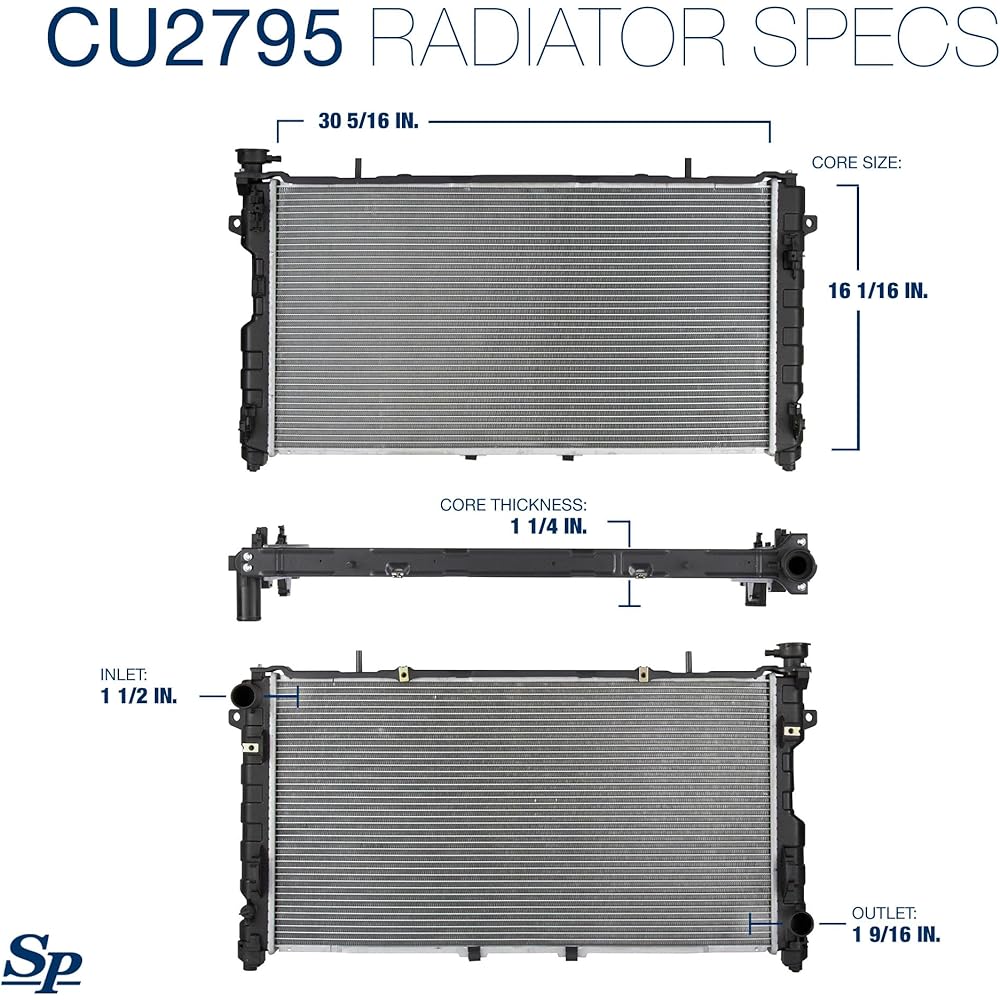 Spectra Premium CU2795 Complete Radiator