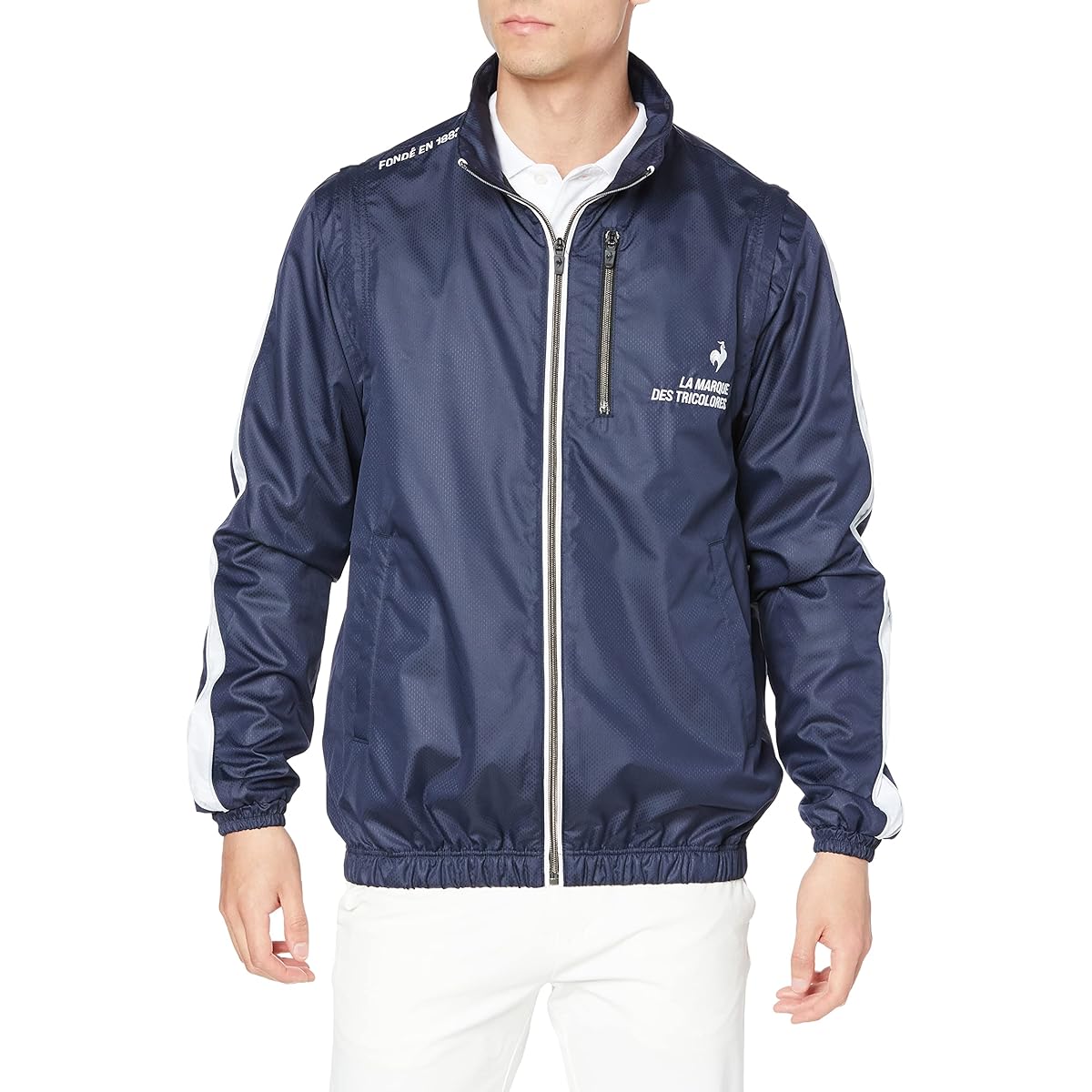 [Le Coq Sportif] Men's Blouson Water Repellent Windproof Detachable Golf Blouson