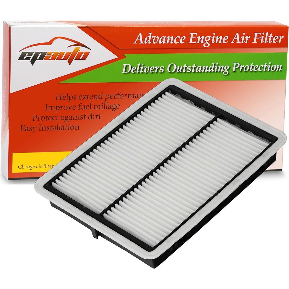 EPAUTO GP943 (CA11943) Replacement Hyundai / Kia Extra Gard Rigid Panel Air Filter Santa Fe Sport (2017-2018) SEDONA (2015-2019) Sorent (2016-2019)