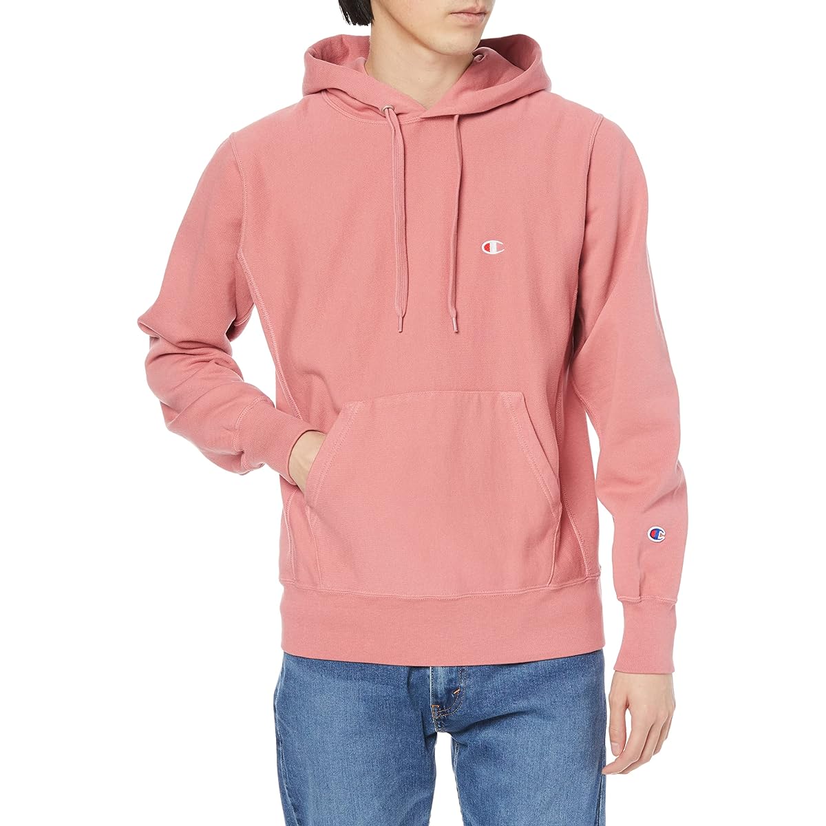 [Champion] Hoodie Sweatshirt Long Sleeve 10oz Fleece Hooded Sweatshirt Reverse Weave(R) C3-T110/C3-X108