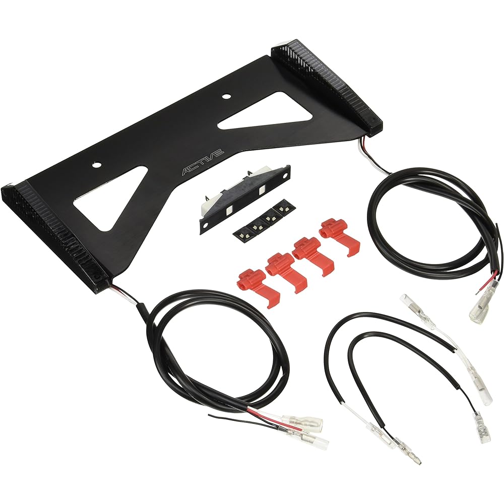Active Universal LED Flasher Plate, Turn Signal License Plate Holder