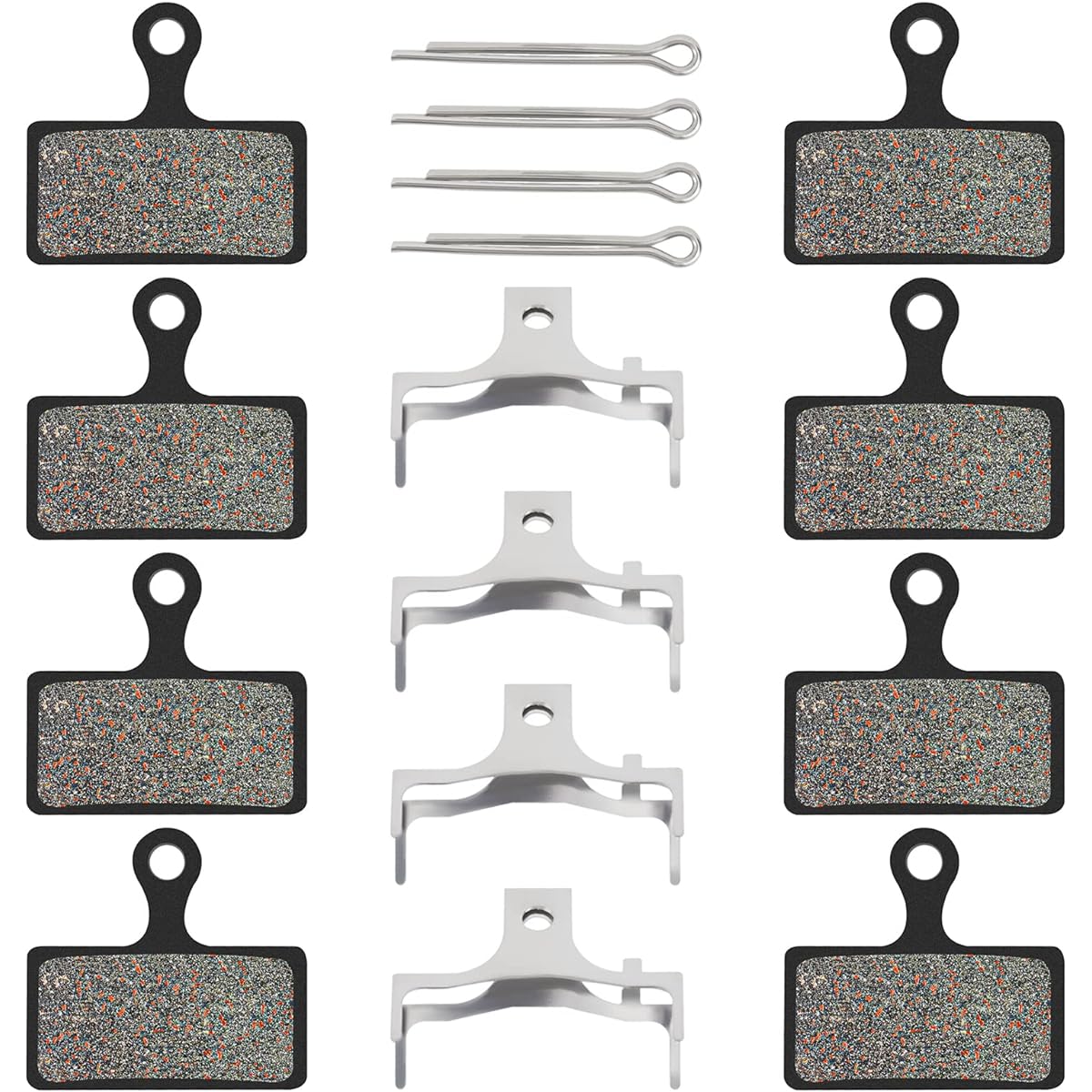 AHL Disc Brake Pads Shimano M985 M988 M785 M666 M615 S700 CX77 R515 R517 (4 pairs)