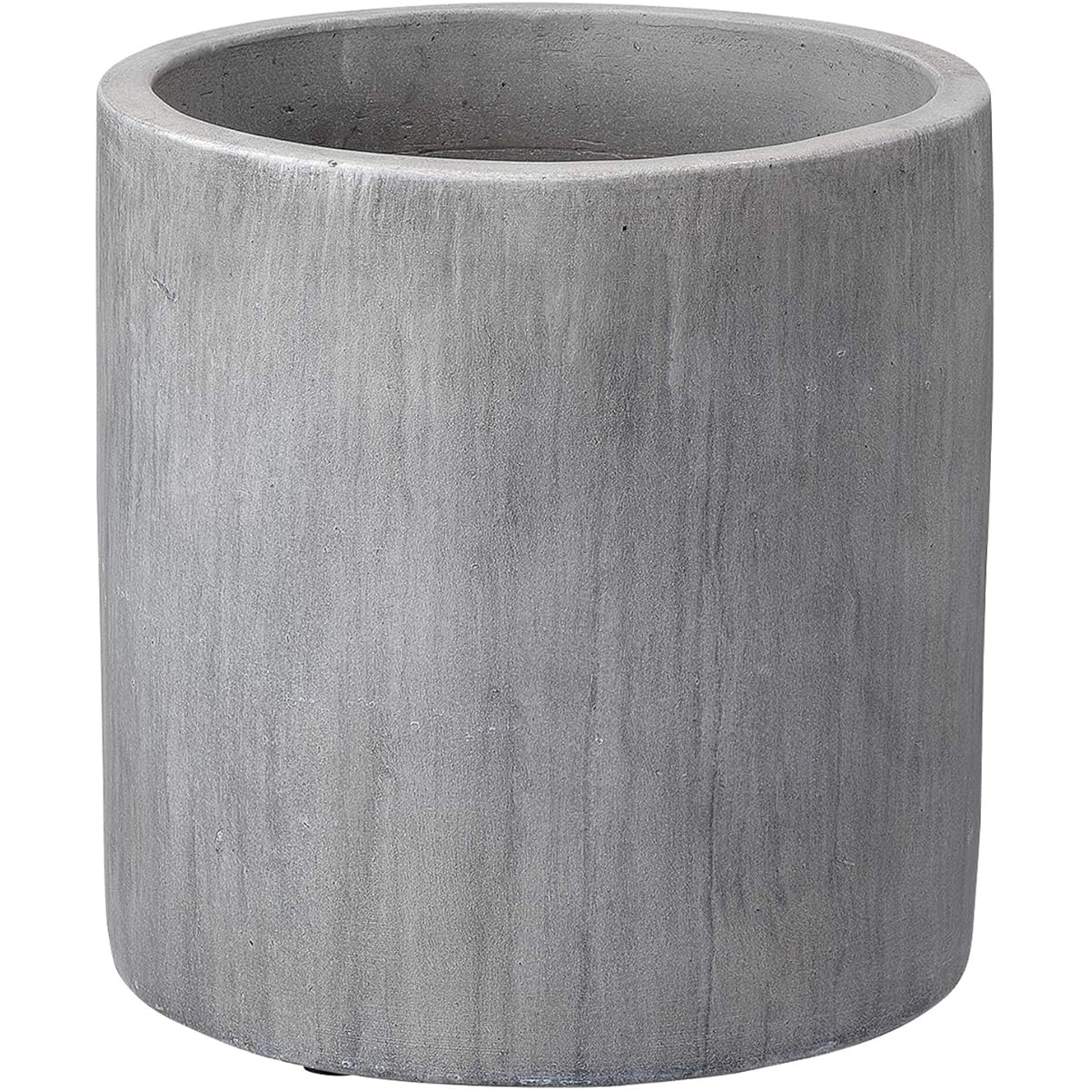 Green Pot Planter Rainy Cylinder EB-RC4545LG 45cm Light Gray