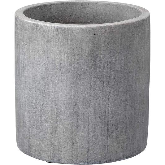 Green Pot Planter Rainy Cylinder EB-RC4545LG 45cm Light Gray
