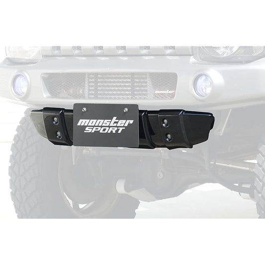 MONSTER SPORT XCL skid bumper mounting hardware set black gel coat finish for Jimny [JB23W] 793520-5200M