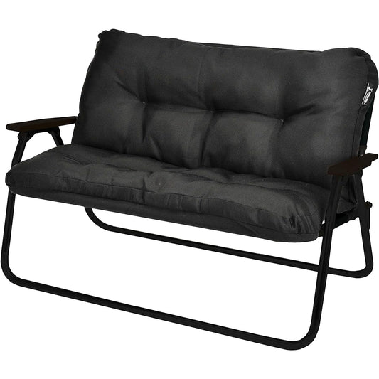CAPTAIN STAG Bench Cover Aluminum Back Relax Cushion Cover for Bench