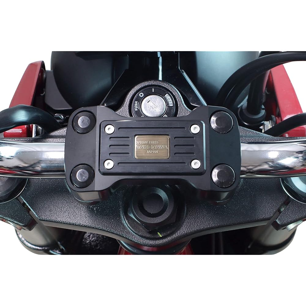 Special Parts TAKEGAWA Handle Clamp Upper Holder Black GROM/CT125/Monkey 125/Dax 125 06-02-0003