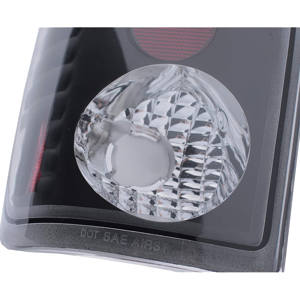 SPPC Black Eurotail Light Assembleset Ford F Series- (Pair) Driver seat left side and passenger seat replacement