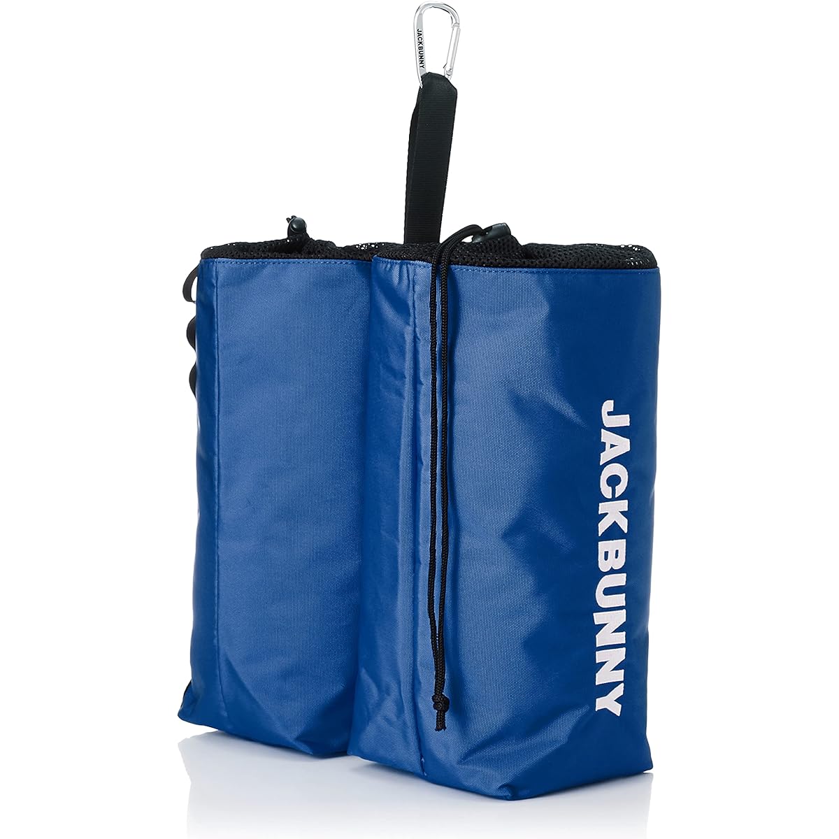 [Jack Bunny] [Continuing standard product] Shoe case [Logo zipper series] (carabiner hook specification) / Golf shoe bag / 262-3984103