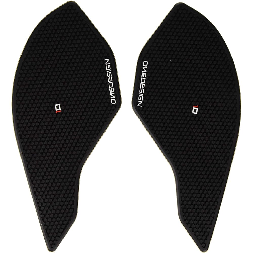PRINT HDR Tank Side Pad Black Daytona 675/Street Triple HDR235